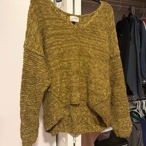 Universal Thread Mustard V-Neck Sweater